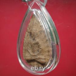 Phra Kru Wat Ling Khob Pim Phra Kleeb Bua Clay, BE. 2410, Thai Buddha Amulet
