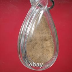 Phra Kru Wat Ling Khob Pim Phra Kleeb Bua Clay, BE. 2410, Thai Buddha Amulet