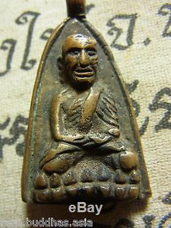 Phra L P Thuad Wat Chang Hai, Bronze, Year 2497 very rare special Thai Buddha