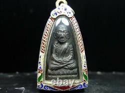 Phra L P Thuad Wat Chang Hai, Bronze, Year 2505 very rare special Thai Buddha