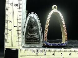 Phra L P Thuad Wat Chang Hai, Bronze, Year 2505 very rare special Thai Buddha