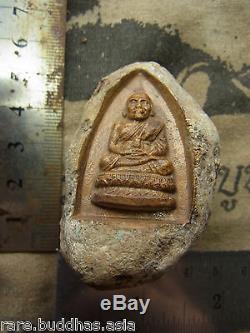 Phra L P Thuad Wat Chang Hai, shell Fossil, Cave(Hoikae) Thai Buddha yr 2506