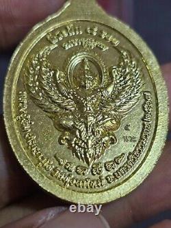 Phra LP Im Pay off debt Temple Talisman Pendant Gold Thai Buddha Amulet diamond