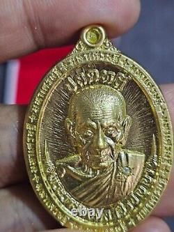 Phra LP Im Pay off debt Temple Talisman Pendant Gold Thai Buddha Amulet diamond