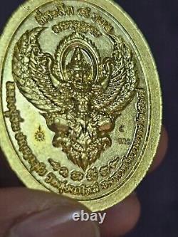 Phra LP Im Pay off debt Temple Talisman Pendant Gold Thai Buddha Amulet diamond