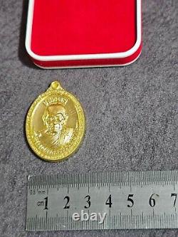 Phra LP Im Pay off debt Temple Talisman Pendant Gold Thai Buddha Amulet diamond