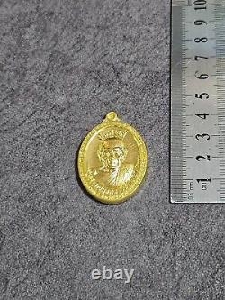 Phra LP Im Pay off debt Temple Talisman Pendant Gold Thai Buddha Amulet diamond