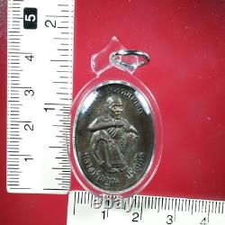 Phra LP Koon wat banrai''(Roon Ruay Mai Lerk)BE2536, Thai buddha amulet&Card#4