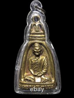 Phra LP Phrom Wat Chong Khae, Large Bell-Shaped Cast 1969, Thai Buddha Amulet