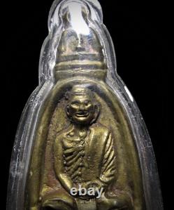 Phra LP Phrom Wat Chong Khae, Large Bell-Shaped Cast 1969, Thai Buddha Amulet