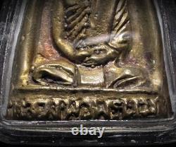 Phra LP Phrom Wat Chong Khae, Large Bell-Shaped Cast 1969, Thai Buddha Amulet