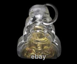 Phra LP Phrom Wat Chong Khae, Large Bell-Shaped Cast 1969, Thai Buddha Amulet