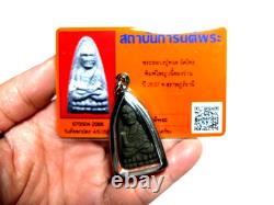 Phra LP Thuad Wat Chang Hai. Thai Buddha Amulet Certificate Health Protection Phra LP Thuad Wat Chang Hai. Thai Buddha Amulet Certificate Health Protection