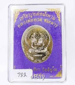 Phra LP Tuad (Thuad) Sit Phan Wat Huai Ngo Thai Talisman Amulet Buddha Charm 724