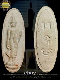 Phra Leela 25 Buddha Sattavat Be2500 Wat Suthat Nur Din Thai Amulet Rare
