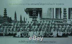 Phra Leela 25Buddha Sattawas Wat Suthad BE2500 Clay Silver Case Rare Thai Amulet