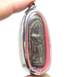 Phra Leela Thai Powerful Antique Buddha Life Protection Amulet Lucky Hot Pendant