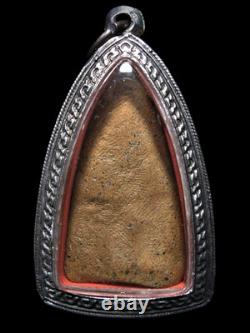 Phra Liang Kru Wat Don Kaew'Bua Liam' Lotus Frame Style Thai Buddha Amulet