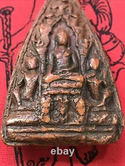 Phra Liang Roung Lumphun, Kru Wat Mahawan 3-400yr, Stanless Case, Thai Buddha