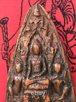 Phra Liang Roung Lumphun, Kru Wat Mahawan 3-400yr, Stanless Case, Thai Buddha