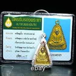 Phra Loplor Ngern Buddha, wat Bangkhlan Phim Job Yai, BE. 15, Thai buddha amulet