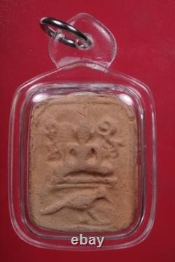Phra Loungpor Pan (Nuer Din) Wat Bang Nom Kho, BE 2527, Thai buddha amulet #17
