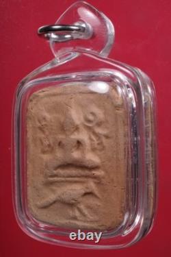 Phra Loungpor Pan (Nuer Din) Wat Bang Nom Kho, BE 2527, Thai buddha amulet #17