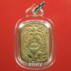Phra Loungpor Pan (Nuer Din) Wat Bang Nom Kho, BE 2527, Thai buddha amulet #19