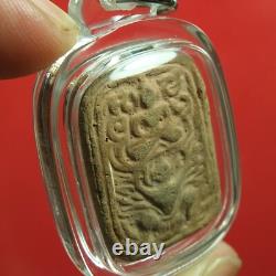 Phra Loungpor Pan (Nuer Din) Wat Bang Nom Kho, BE 2527, Thai buddha amulet #19