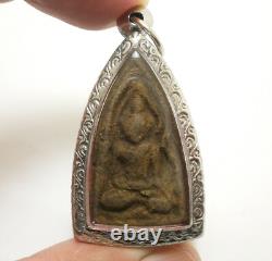 Phra Lp Boon Enlighten Buddha Success Rich Lucky Thai Magic Yant Amulet Pendant