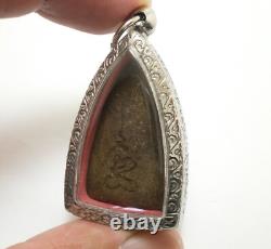 Phra Lp Boon Enlighten Buddha Success Rich Lucky Thai Magic Yant Amulet Pendant