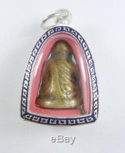 Phra Lp Ngern Thai Amulet Powerful For Money Buddha Lucky Talisman Charm Pendant