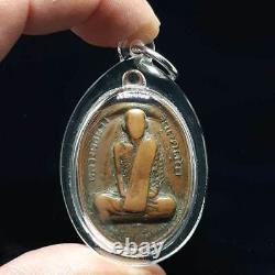 Phra Lp Phang Wat Udom Thai Buddha Amulet Old Rare Luck Talisman Pendant