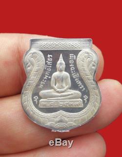 Phra Lp Sotron Wat Sotron 2539 Silver Holy Buddha Real Thai Amulet