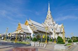 Phra Lp Sotron Wat Sotron 2539 Silver Holy Buddha Real Thai Amulet