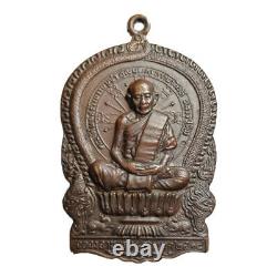 Phra Lp Tim Coin Rare Thai Buddha Amulet Wat Rahan Rai Magic Talisman Pendant