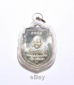 Phra Lp Tuad Model TaiRomYen BE. 2557 925 Silver Coin Thai Buddha Amulet #REAL