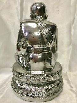 Phra Lp Tuad Rare Old Thai Buddha Amulet Pendant Magic Ancient Idol Art Decor#2