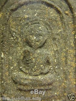 Phra Luang Pu Tim, Wat Rahanrai, Rayong, yr 2517 Thai Buddha Amulet silver case