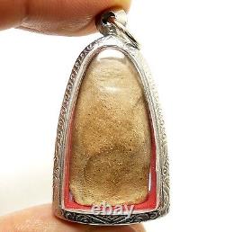 Phra Lue Lampoon Thai Buddhism Antique Buddha Lucky Success Amulet Rare Pendant