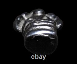 Phra Nak Prok Buddha Amulet Mekkapat Metal, Thai Antique Talisman Pendant