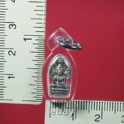 Phra Nak Prok LP Koon wat banrai BE. 2537 (Nur Silver), Thai buddha amulet&Card#4