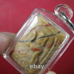 Phra Nang Kwak LP kuay Wat Kositaram BE. 2527. Thai buddha amulet & CARD #5
