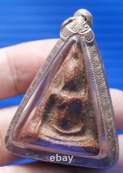 Phra NangPhaya, Talisman, Thai, Old, Buddha, Rare, Pendant, Amulet, blessed, Buddhism, Wat