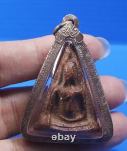Phra NangPhaya, Talisman, Thai, Old, Buddha, Rare, Pendant, Amulet, blessed, Buddhism, Wat