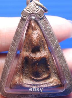 Phra NangPhaya, Talisman, Thai, Old, Buddha, Rare, Pendant, Amulet, blessed, Buddhism, Wat