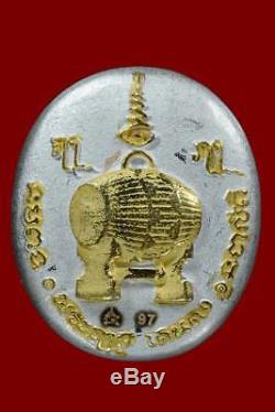 Phra New Hermit Cheevaka Doctor Healing Lord Thai Buddha Amulet Health Silver