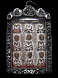 Phra Paeng Tad Kao (Cut-Panel of 9 Buddhas) Wat Phra That Na Dune Thai Amulet