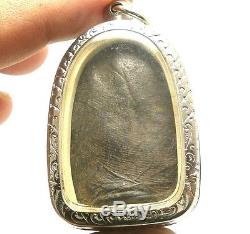 Phra Perm Thai Real Buddha Black Antique Amulet Powerful Magic Wealth Rich Lucky