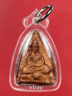 Phra Photijak mae chee boon ruen, Nuer Din BE. 2499 Thai buddha amulet Card#1